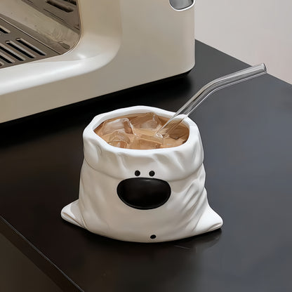 Puppy Tote Bag Ceramic Mug
