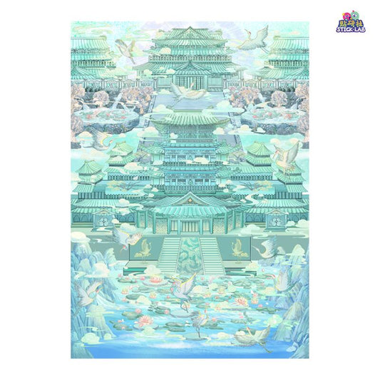 Palace ＆ Paws 3D Sticker | 4 Cute Miniature Scenes