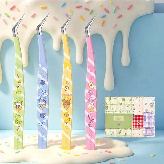Ice Cream Professional Sticker Tweezers