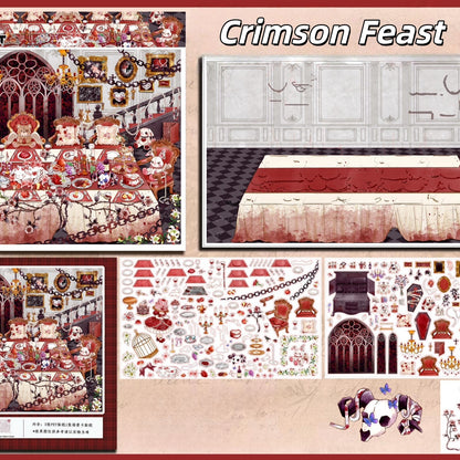 Gentle Fantasies 3D Sticker | 3 Cute Miniature Scenes