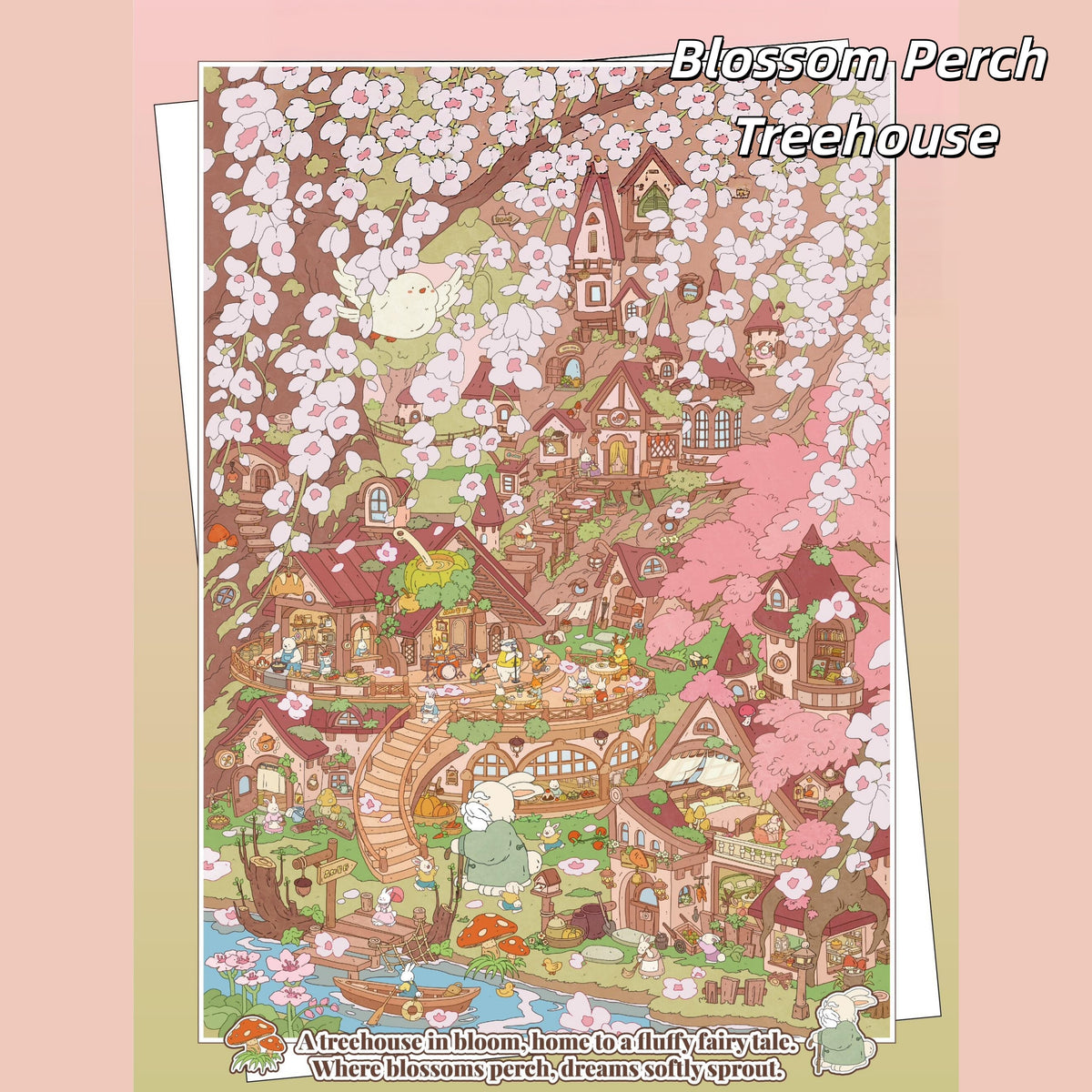 Little Worlds 3D Sticker | 4 Cute Miniature Scenes
