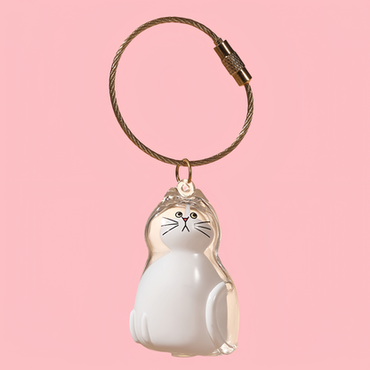 Puppy Kitty Hair Pendant Key Chain