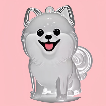 Puppy Kitty Hair Pendant Key Chain