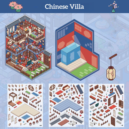 Seacat World 3D Sticker | 6 Cute Miniature Scenes