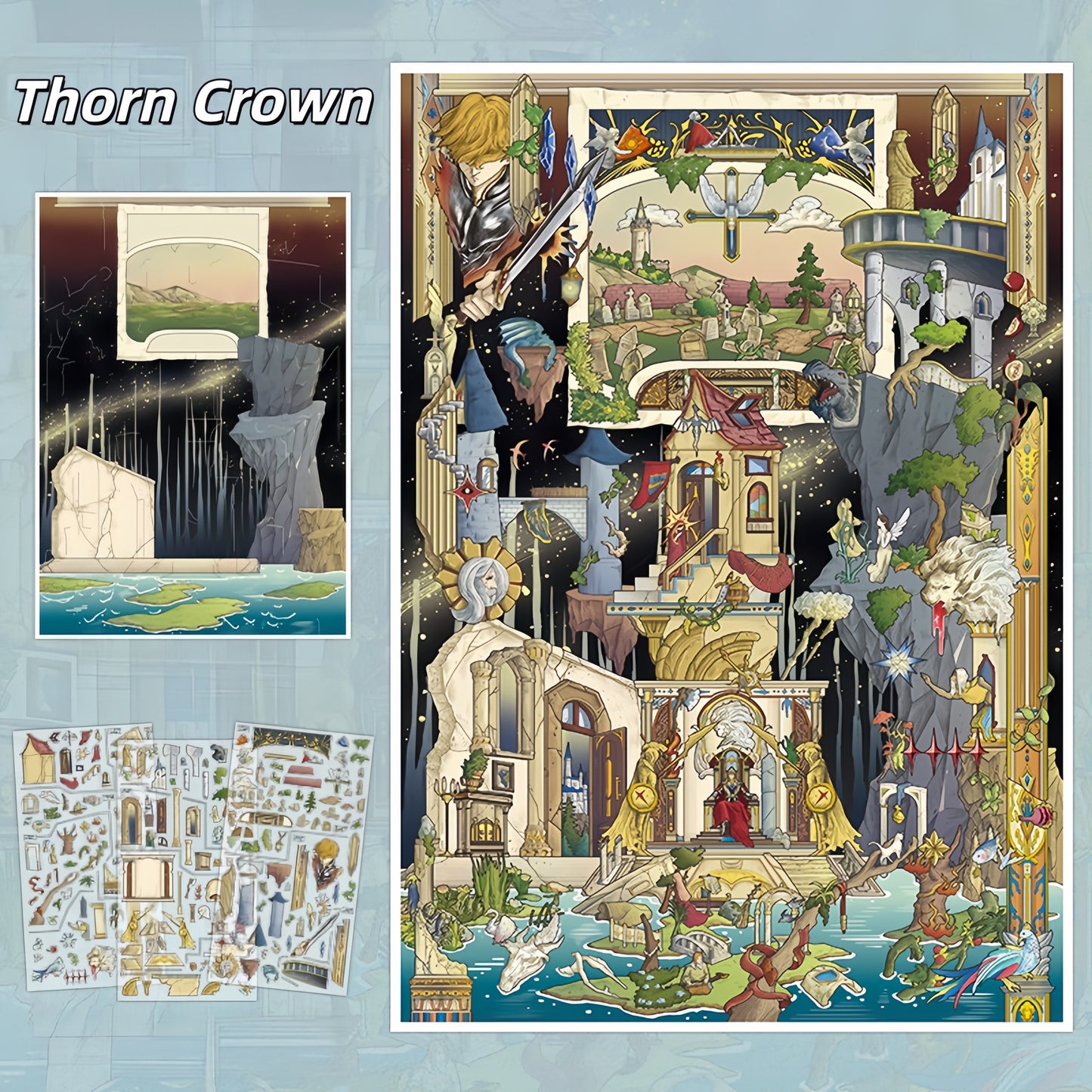 Thorn Crown 3D Sticker