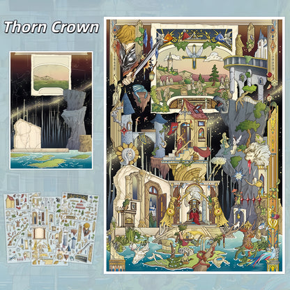 Thorn Crown 3D Sticker