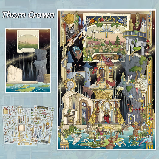 Thorn Crown 3D Sticker