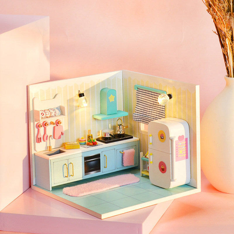 Sunshine Living Room DIY Miniature House - English Instructions