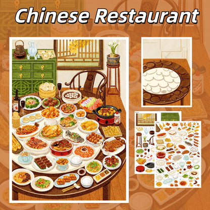Taste the World 3D Sticker | 4 Cute Miniature Scenes