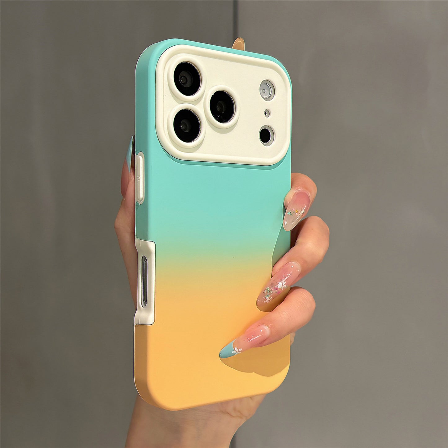 Summer Candy Color Gradient Acrylic Phone Case