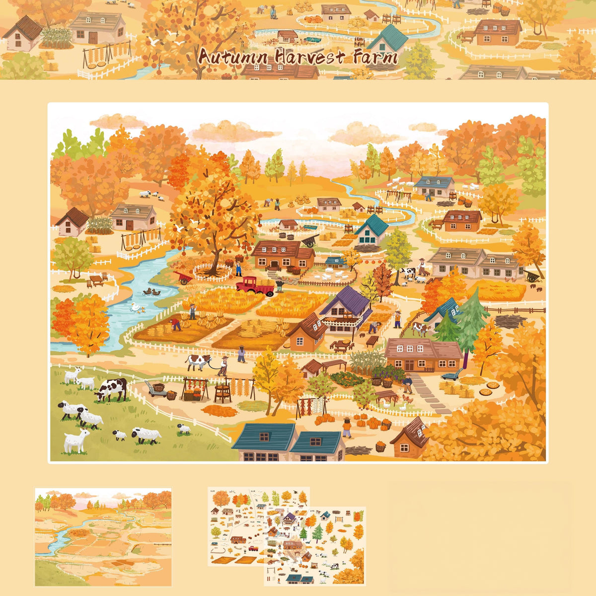 Days to Remember 3D Sticker | 5 Cute Miniature Scenes