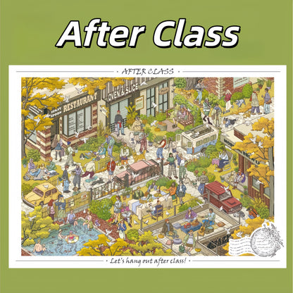 Everyday Scenes 3D Sticker | 5 Cute Miniature Scenes