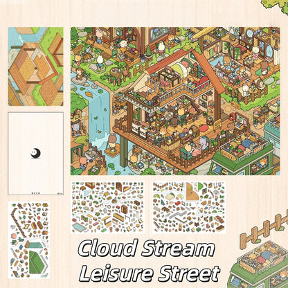 Animal Forest Series 3D Sticker | 2 Cute Miniature Scenes