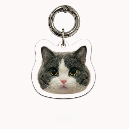 Custom Pet Photo Acrylic Pet Name Tag