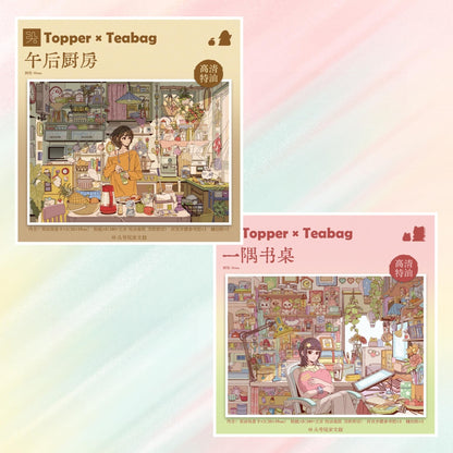 Daily Nooks 3D Sticker | 2 Cute Miniature Scenes