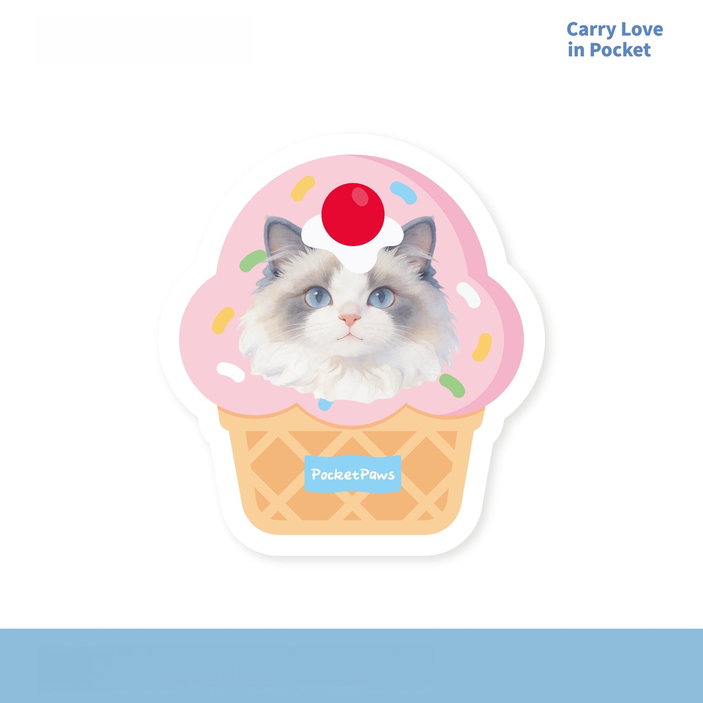 Custom Pet Photo Acrylic Bag Charm Keychain