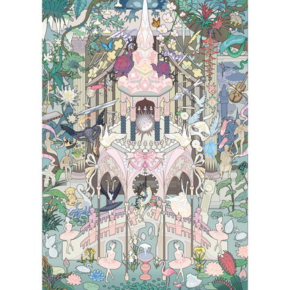 Dream House 3D Sticker | 4 Cute Miniature Scenes