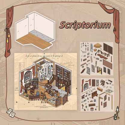 Storybook Realms 3D Sticker | 6 Cute Miniature Scenes