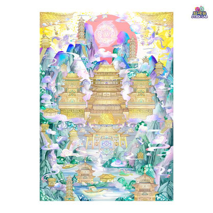 Palace ＆ Paws 3D Sticker | 4 Cute Miniature Scenes