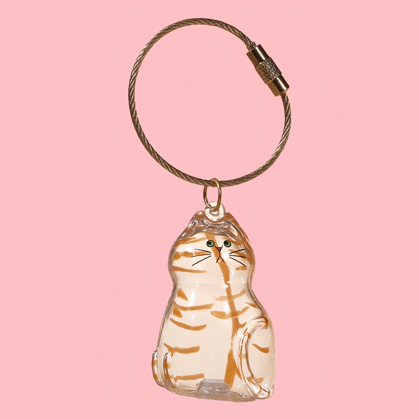 Puppy Kitty Hair Pendant Key Chain