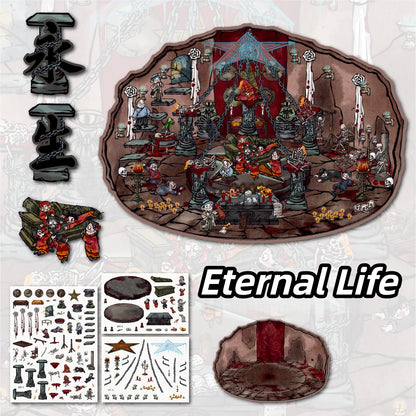 Wedding's Curse 3D Sticker | 5 Cute Miniature Scenes