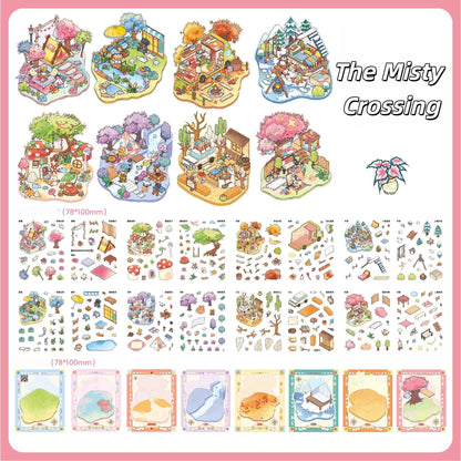 Camping Time 3D Sticker Book