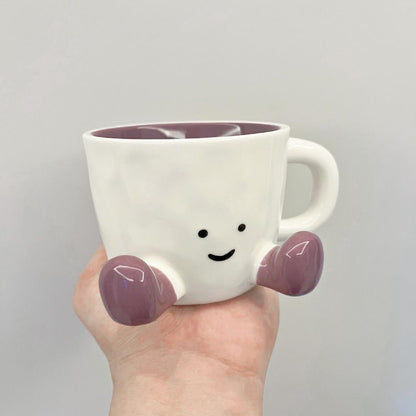Sitting Feet Ceramic Mug
