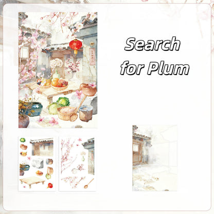 Leisure Daily 3D Sticker | 6 Cute Miniature Scenes