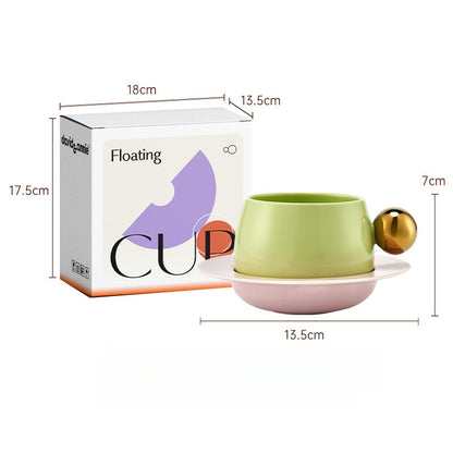 UFO Floating Ceramic Mug
