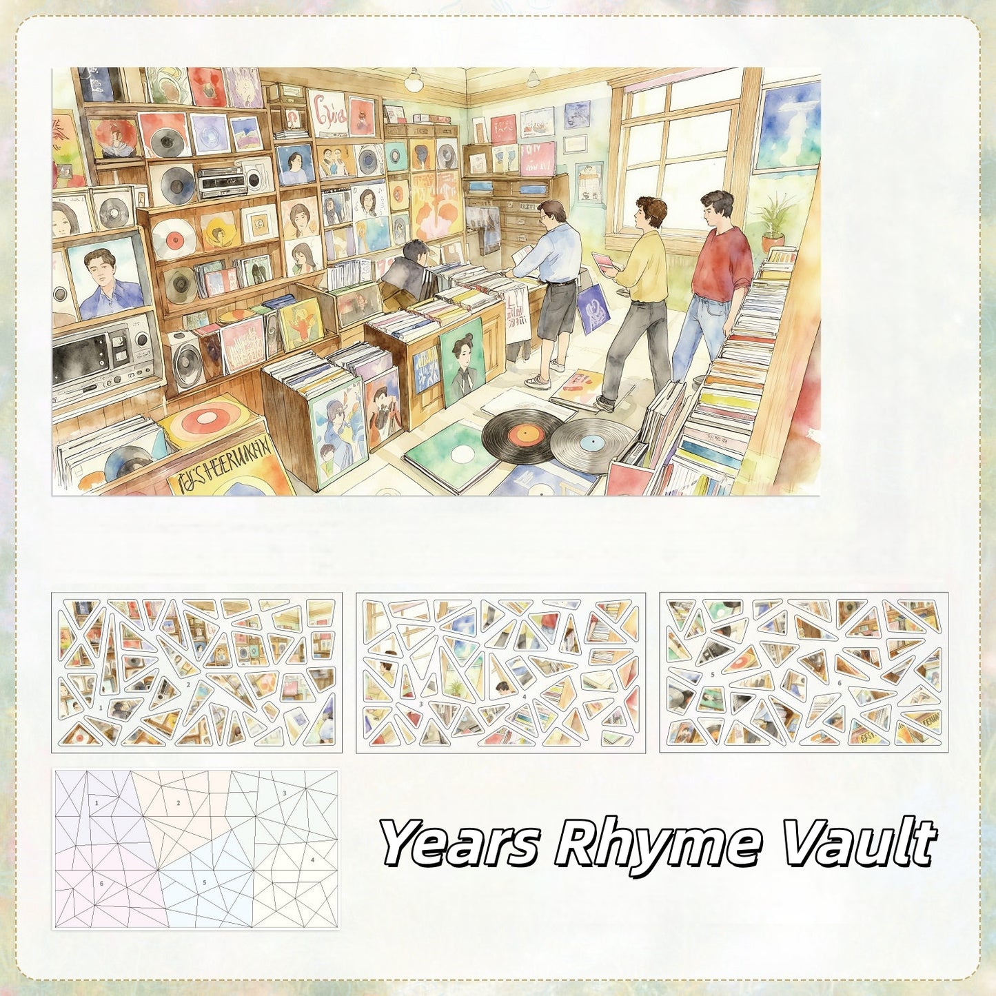 The Innocent Years 3D Sticker | 8 Cute Miniature Scenes