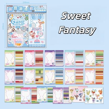 Pixel Bead Game Machine 3D Sticker Book