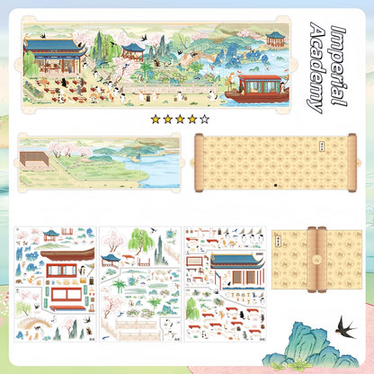 Imperial Daily 3D Sticker | 2 Cute Miniature Scenes