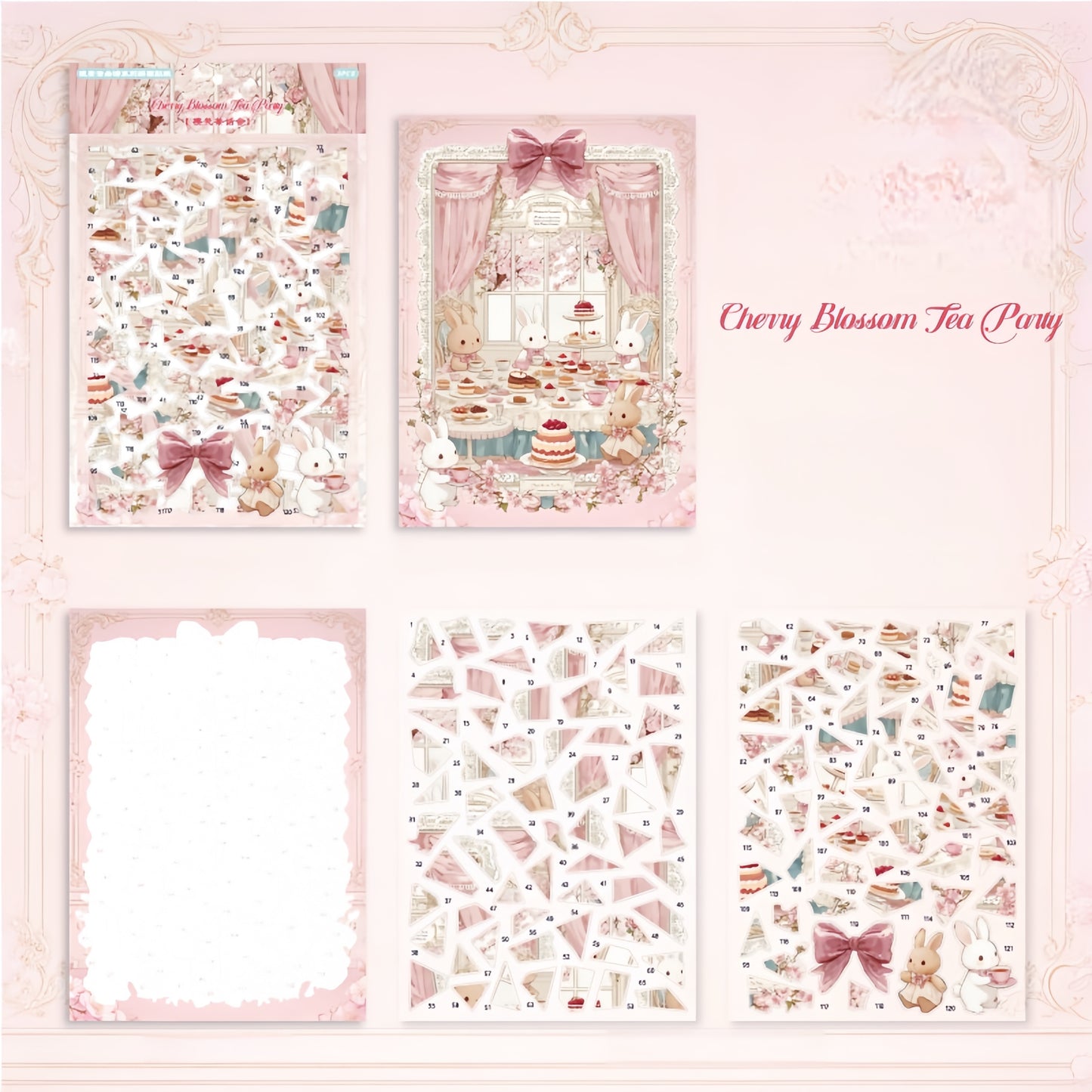 Goodnight Cloud Poem 3D Sticker | 3 Cute Miniature Scenes
