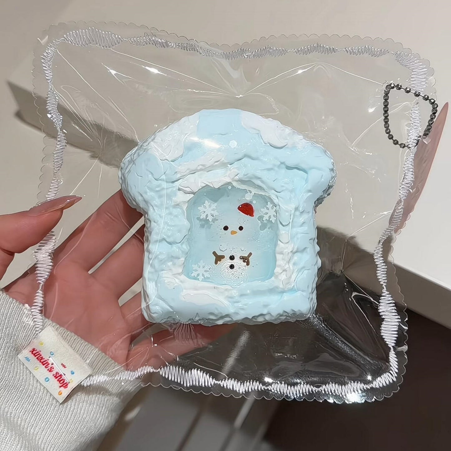 Snowman Cottage Squishy