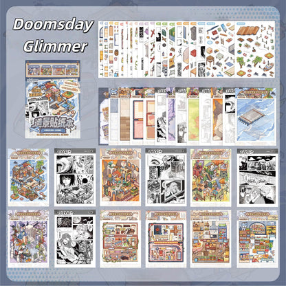 End Times Era 3D Sticker Book
