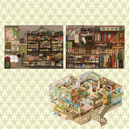 Once Upon a Time 3D Sticker | 3 Cute Miniature Scenes