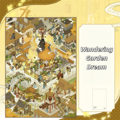 Scrolls of Wonder 3D Sticker | 4 Cute Miniature Scenes