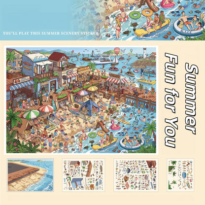 Warm Days 3D Sticker | 9 Cute Miniature Scenes