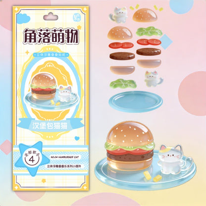 Corner Cuties 3D Stackable Stickers | 12 Cute Miniature Themes