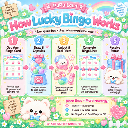 PuPu Land Lucky Bingo Box 2.0✨ (Free Packing Video For First 10 Orders)