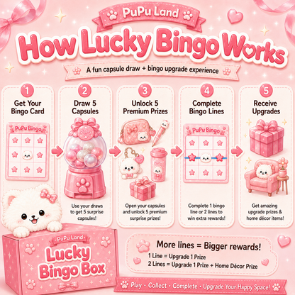 PuPu Land Lucky Bingo Box ✨