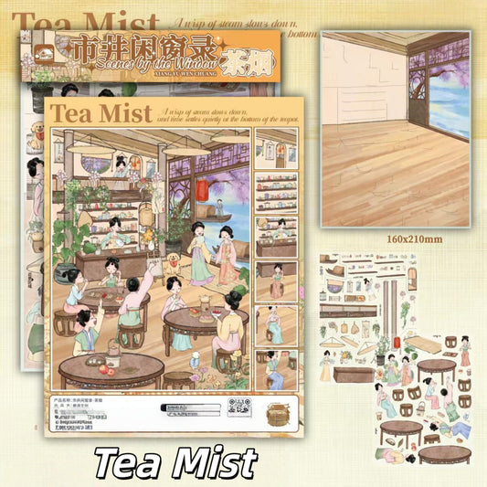 Scenes by the Window 3D Sticker | 4 Cute Miniature Scenes