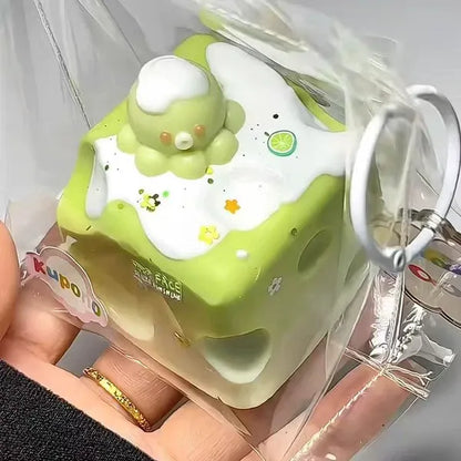 Matcha Small Octopus Cheese Squishy