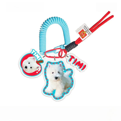Custom Pet Photo Acrylic Bag Charm Keychain