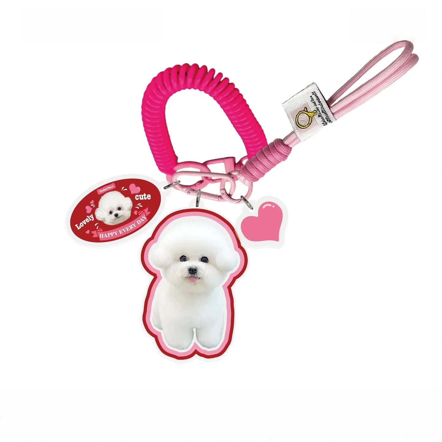Custom Pet Photo Acrylic Bag Charm Keychain
