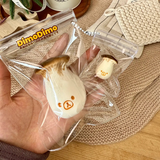 Bear King Oyster Mushroom Squishy