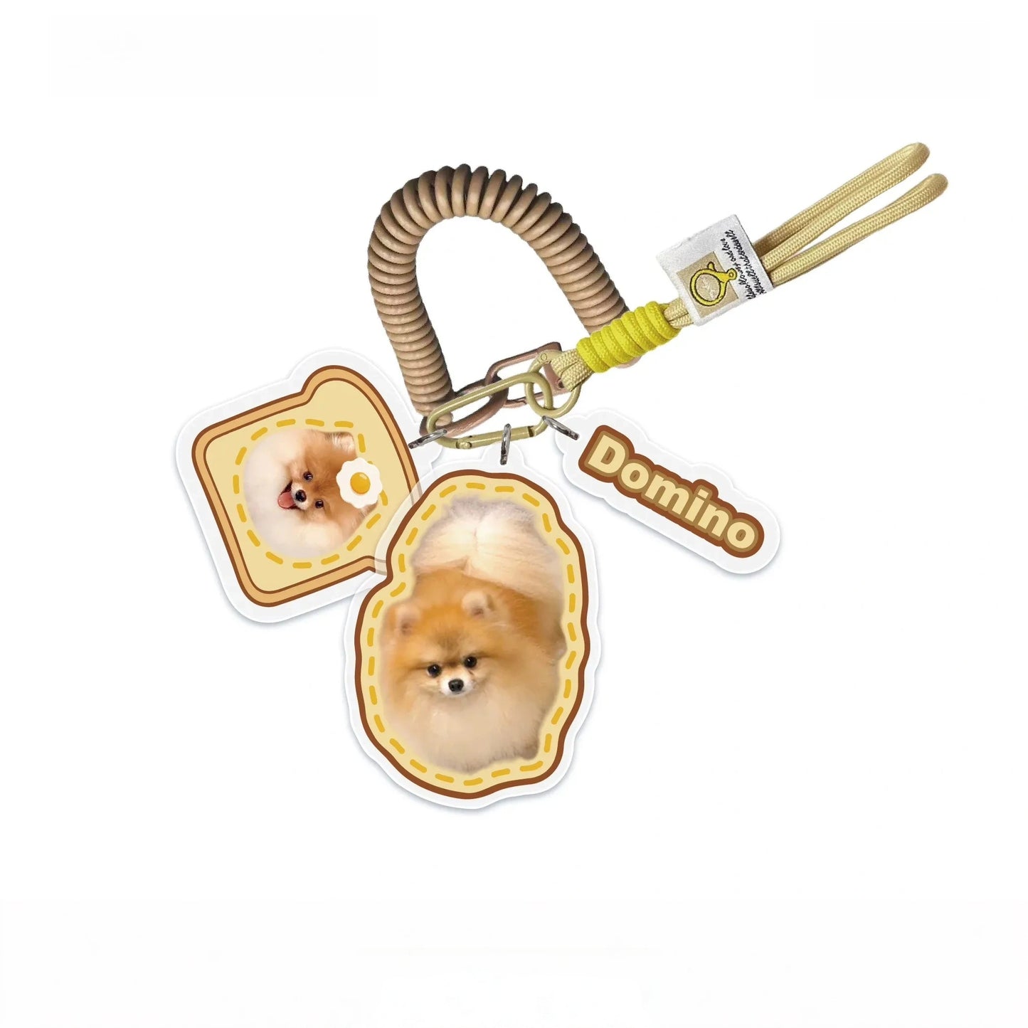 Custom Pet Photo Acrylic Bag Charm Keychain