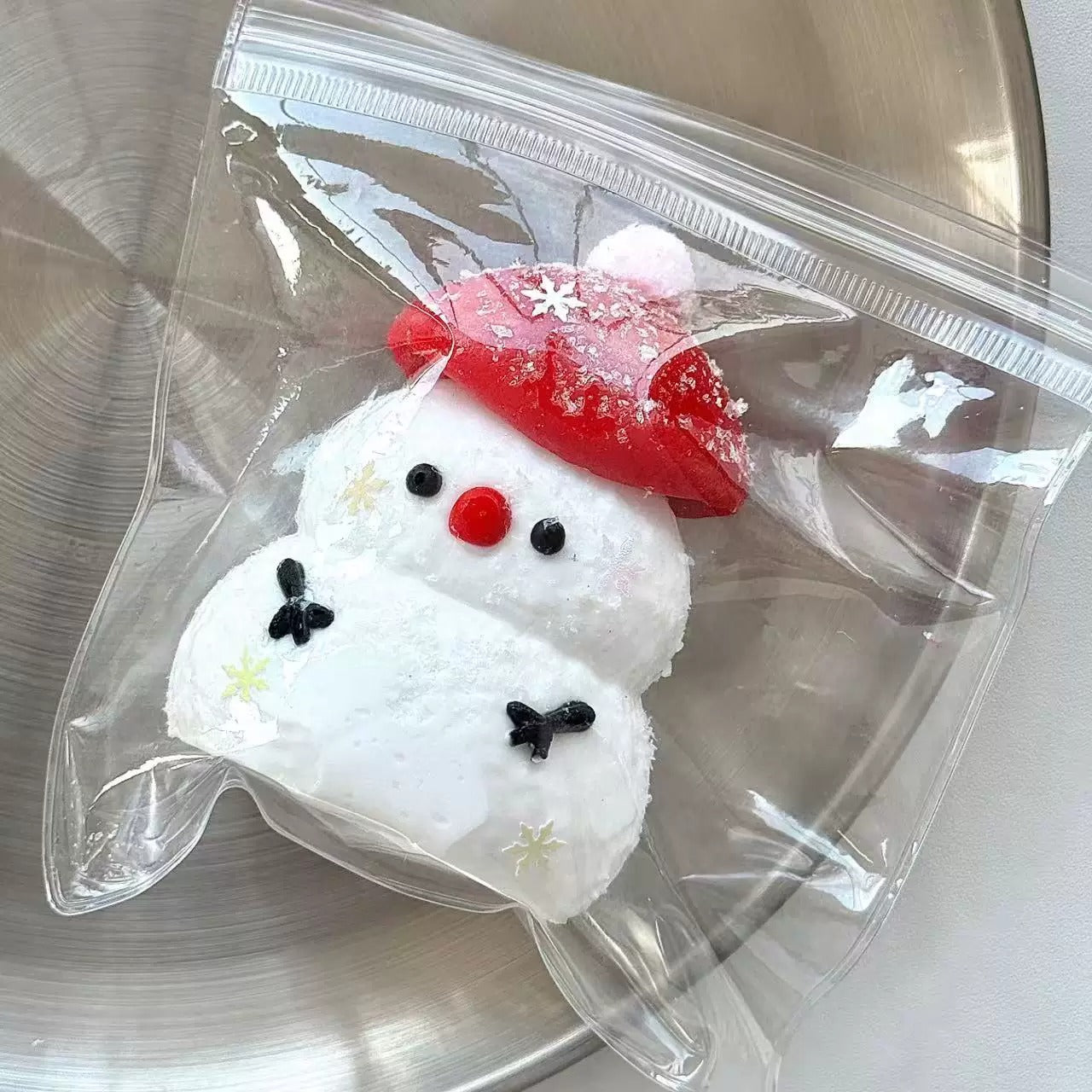 Santa Hat Snowman Squishy