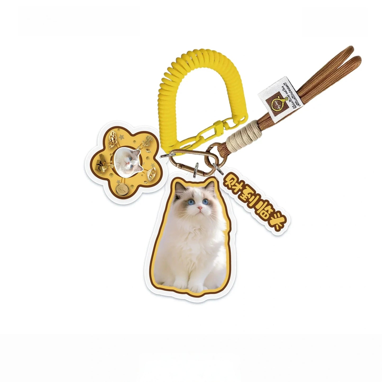 Custom Pet Photo Acrylic Bag Charm Keychain