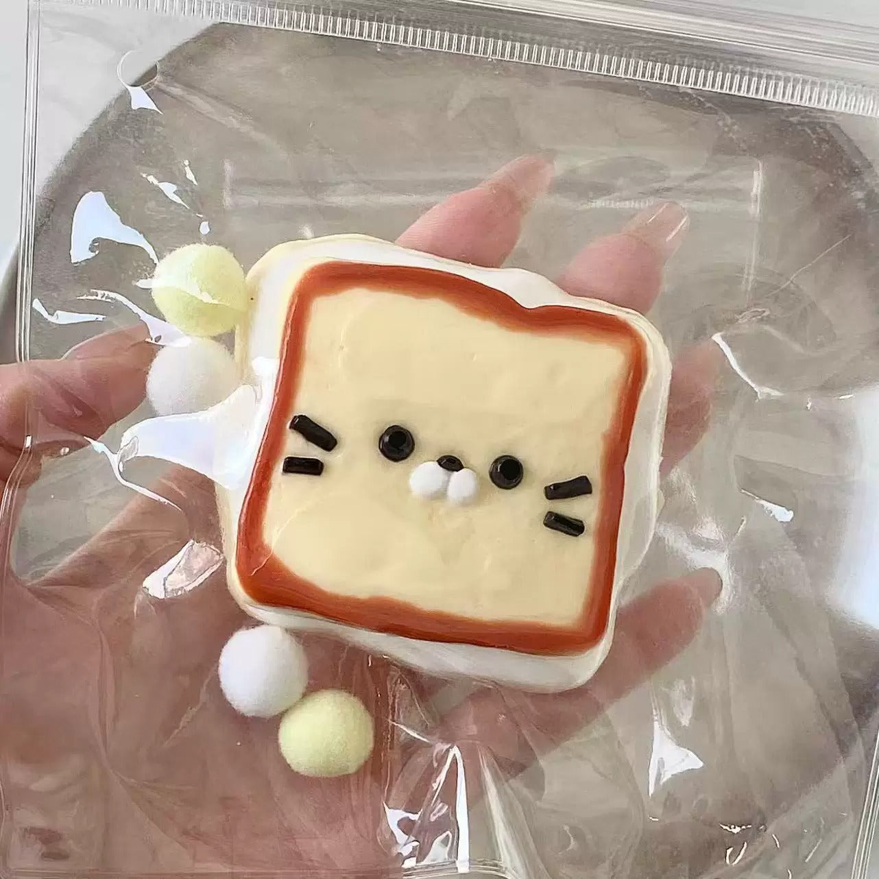 Cute Kitten Toast Squishy